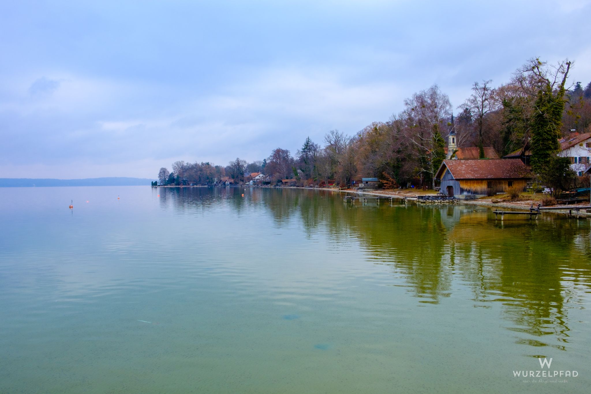 Uferlinie, Ambach, Bayern, Deutschland, 2021
